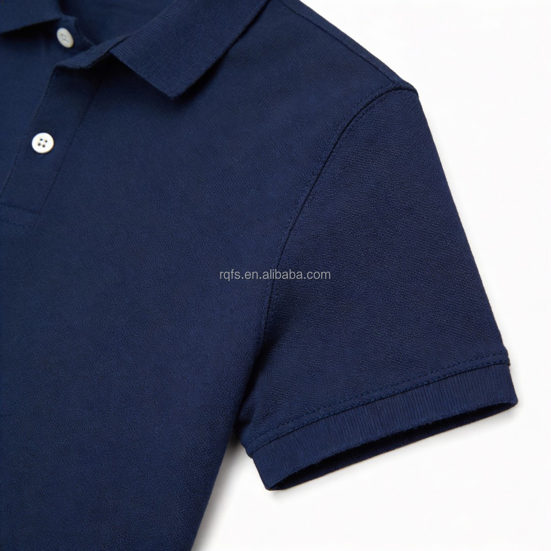 High Quality Women's Casual Business Solid Anti-Wrinkle Quick Dry Polyester/Cotton T-Shirt Short-Sleeved Fitted Collar