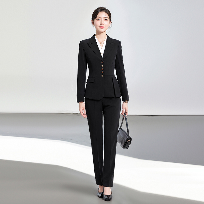 Women's Professional High-End Hotel Dress Elegant Small Business Work Clothes for Spring &amp; Autumn Women's Suit &amp; Blazers