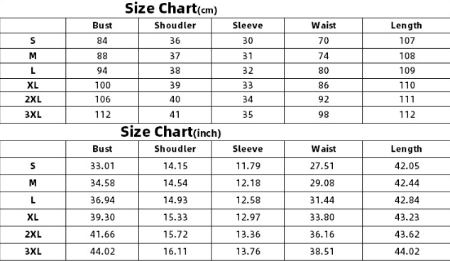Size Chart Guide