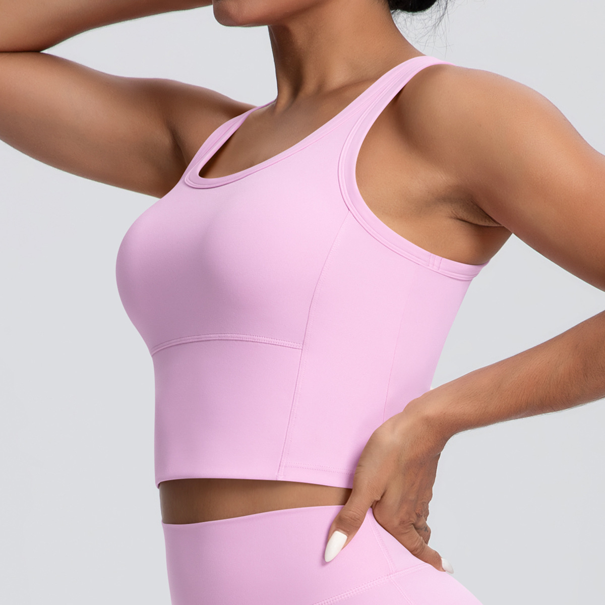 High Quality Top Sports Wholesale Clothing Sportswear Gym Fitness &amp; Yoga Wear Running Vest Bra for Women