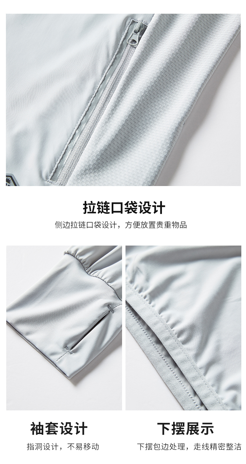 Zipper pocket and sleeve details
