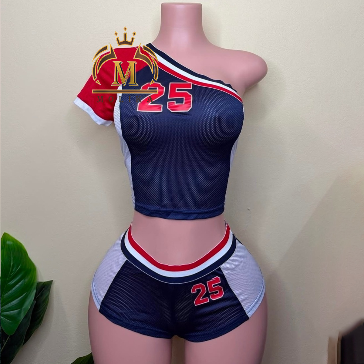 New Trendy Women's Designer Print Mesh Shirt and Shorts Two Piece Shorts Sets Designer 2 Piece Set Women's Clothing 2026