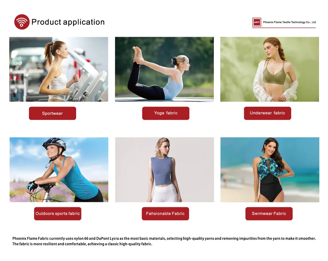 Sustainable Eco-Friendly 200GSM Quick-Drying Stretch Sportswear Fabric 68%Nylon 32% Spandex Yogawear Apparel Fabric