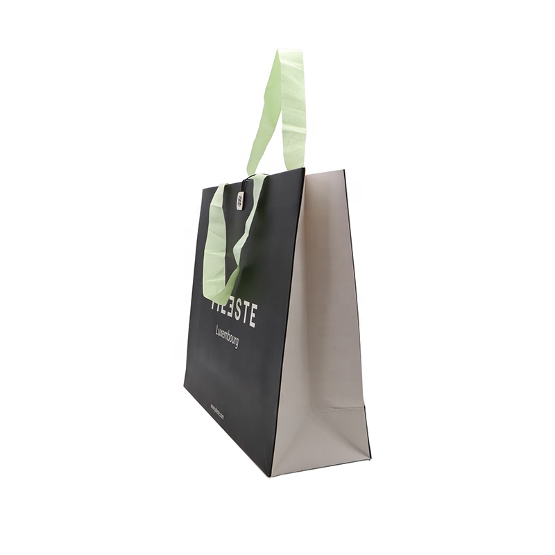 Reusable Luxury Custom High Quality Boutique Shopping Paper Gift Bag Packaging With Seal For Woman Clothes