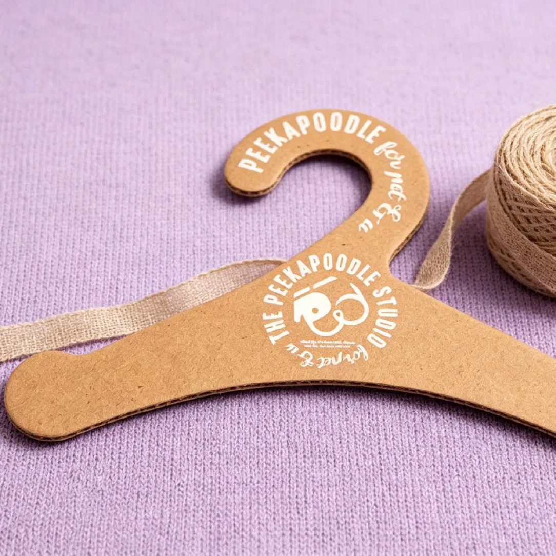 Classic Eco-Sustainable Gentle Premium Paper Hanger for Dry Cleaning Services, Apparel Display and Home Usage