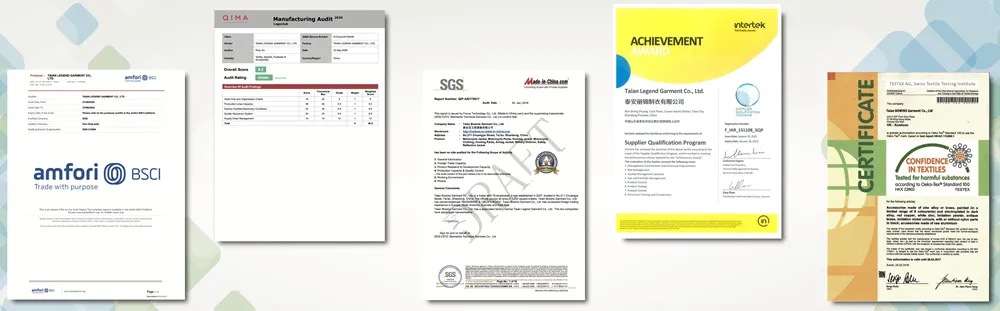 Certifications