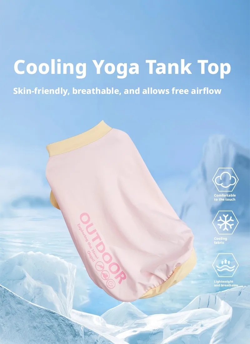 Summer Cooling Dog Vest Breathable Ice Silk Tank Top Pet Apparel