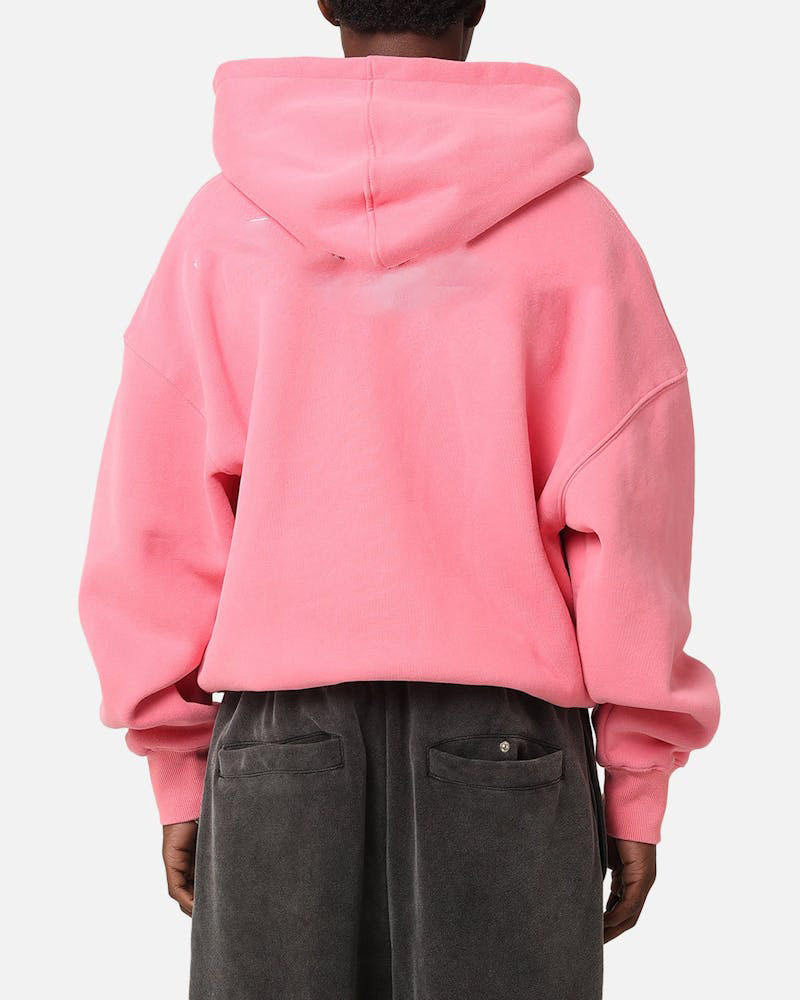 Men's Streetwear Hoodies with Unique Front Graphic Distressed Embroidery Streetwear French Terry Breathable Fleece Hoodie Apparel Men Clothing