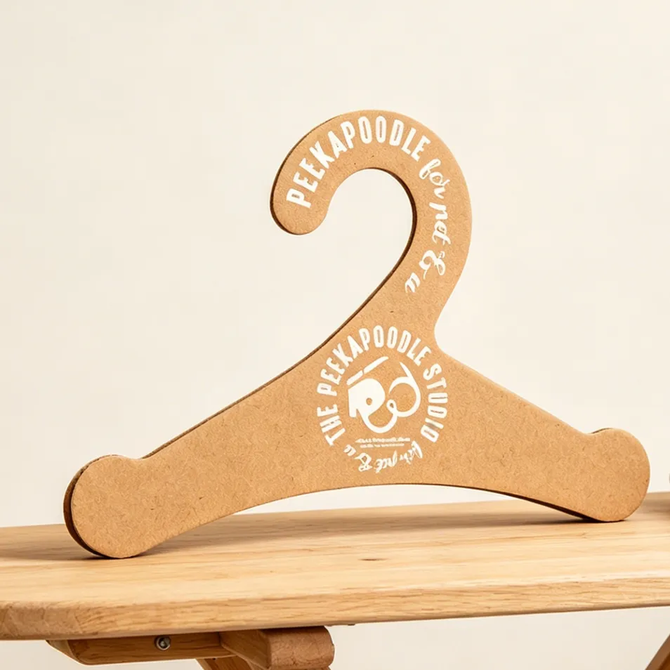 Classic Eco-Sustainable Gentle Premium Paper Hanger for Dry Cleaning Services, Apparel Display and Home Usage