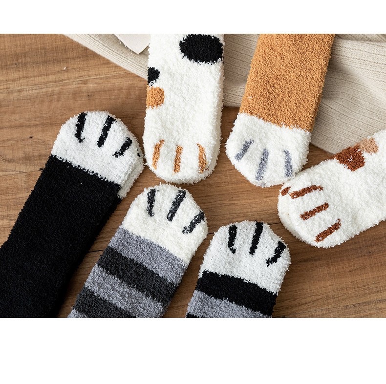 Fuzzy Socks Design Detail 9