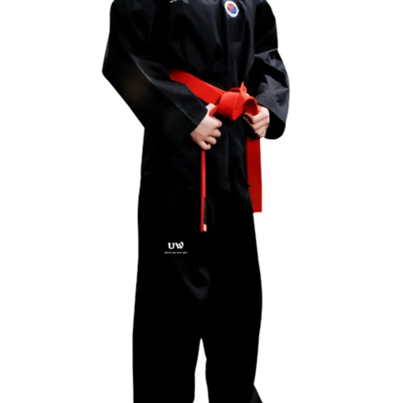 Blue Taekwondo Apparel: Durable Fabric and Washable for Training