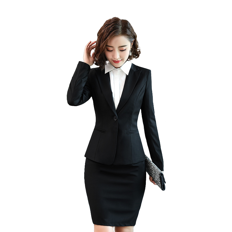 Wholesale Fashion Business Women Formal Suits Comfortable Stock Skirt Suit for Business Women