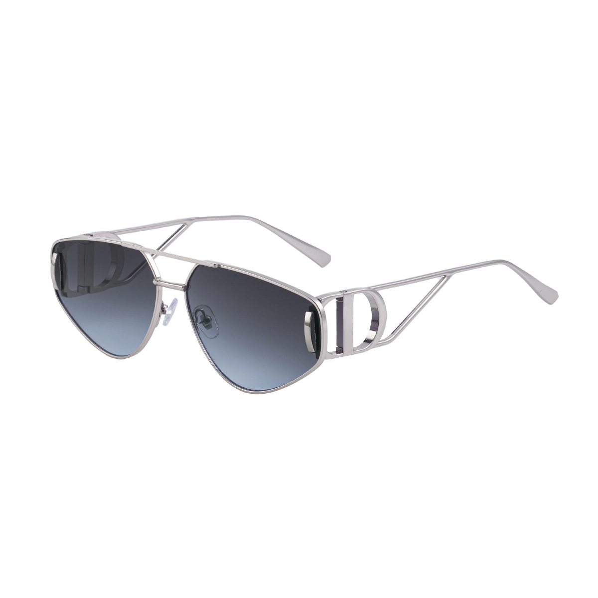 2026 New Fashion Cat Eye Luxury Sunglasses Women's Trendy Outdoor Street UV400 Protection Full Frame Model LB-A10011