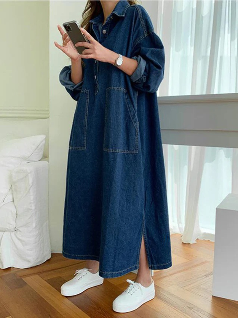 Chic Boho-Style Excellent Breathability Plus Size Apparel for Office Wear
