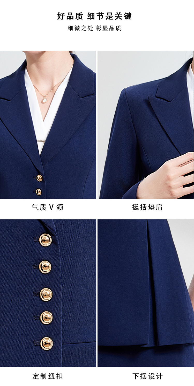 Women's Professional High-End Hotel Dress Elegant Small Business Work Clothes for Spring & Autumn Women's Suit & Blazers