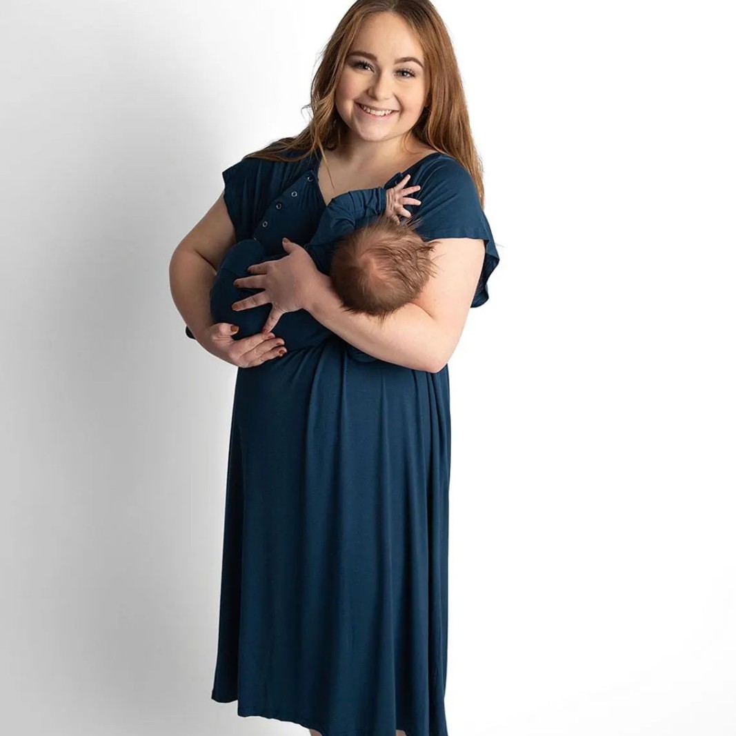 Wholesale Hospital Maternity Nursing Clothing Comfortable Modal Anti-Bacterial A-Line Multi-Purpose for Pregnant Women
