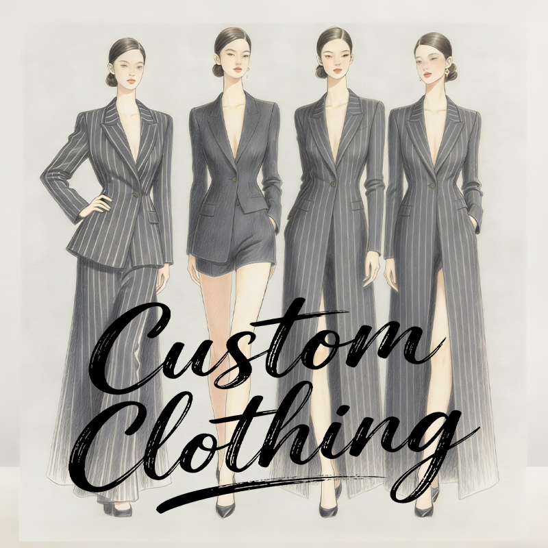 Customized High Quality Women's Professional Suits &amp; Outfits With Customizable Fabric Style Length Fit