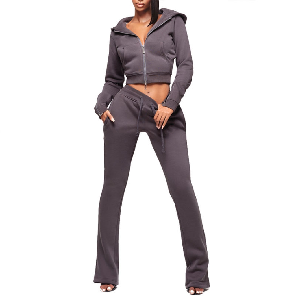 Alxin Manufacturers Custom Two Piece Set Designer Clothes Streetwear Loungewear Sweat Suits Sets Women Clothing Women's Sets