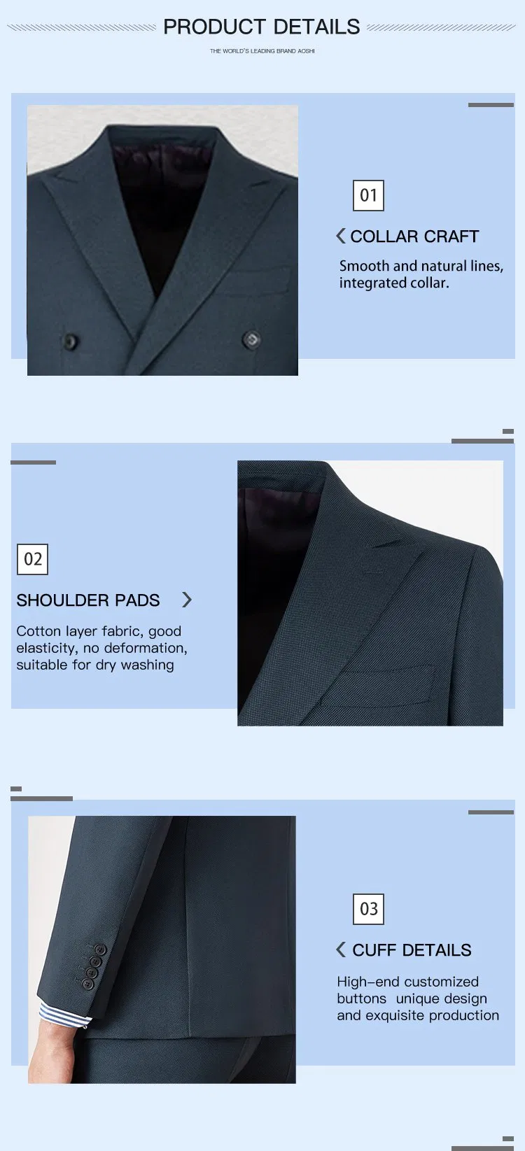 Business Suits Customized Floral Suit Men Suits Groom Wedding Suit