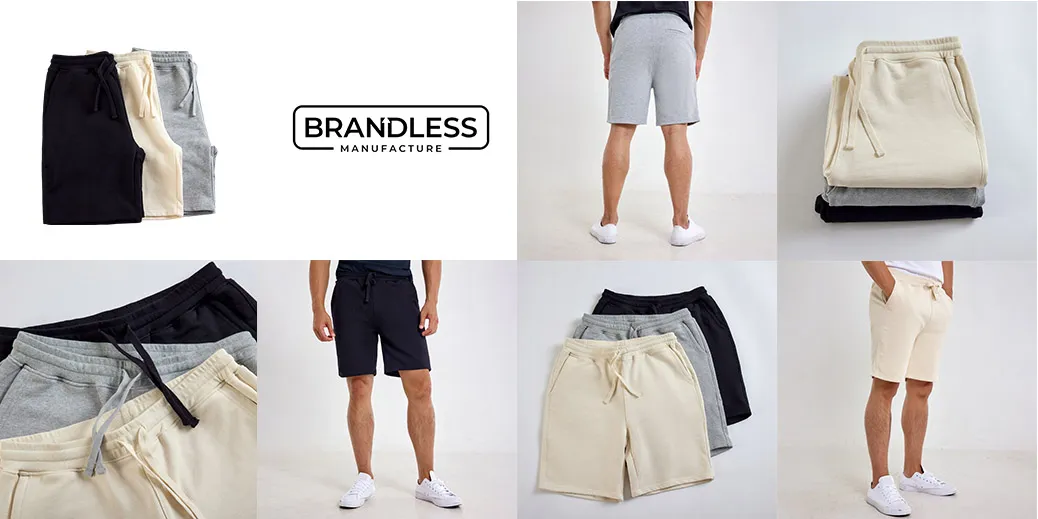 Fashion Clothing China Manufacturer Man Sport Wear Casual Apparel Classic French Terry Cotton Bottom Custom Clothes Summer Shorts Streetwears