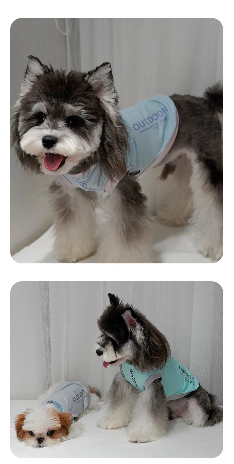 Summer Cooling Dog Vest Breathable Ice Silk Tank Top Pet Apparel