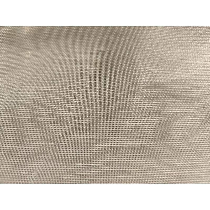 Highly Welcome Silk Linen Mesh Organza Tulle Sustainable Luxurious Comfort Silk Fabric for Apparel