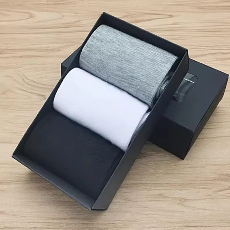 Custom Design Apparel-Accessories Sock-Stocking Classic High Quality Men Cotton Formal Business Dress Crew Socks