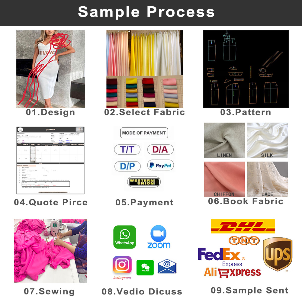 High Quality Custom Design Manufacturing Services for Women's Sweet Style Dresses OEM Apparel with Natural Waistline