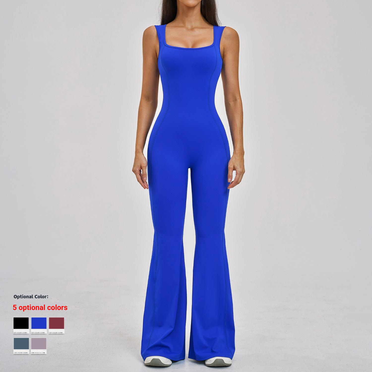 Custom Logo Sexy Eco-Friendly Active Stretch Quick-Drying Women's Sports Bodysuit Jumpsuit Butt Scrunch Running Fitness Yoga
