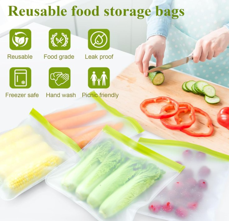Eco-Sustainable Plastic Zip Lock Bags (Frosted, Resealable) for Apparel Packaging