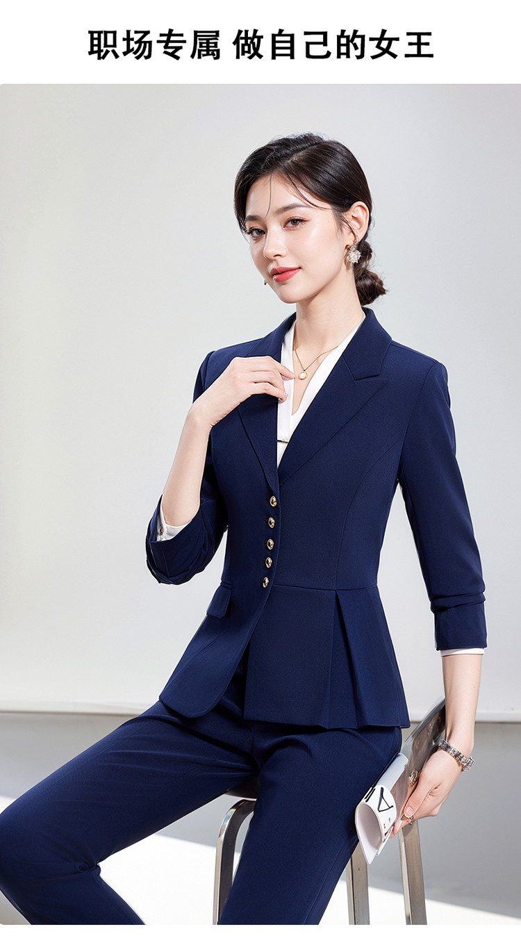 Women's Professional High-End Hotel Dress Elegant Small Business Work Clothes for Spring & Autumn Women's Suit & Blazers