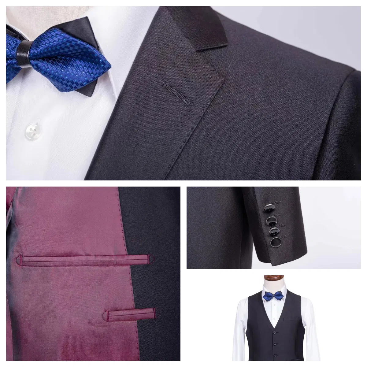 Custom Business Men's Formal Apparel for High-End Office Wear