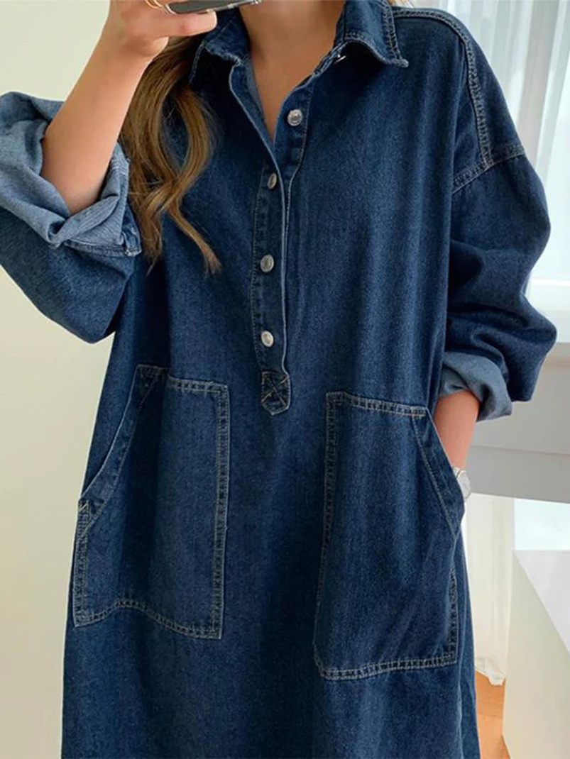 Chic Boho-Style Excellent Breathability Plus Size Apparel for Office Wear