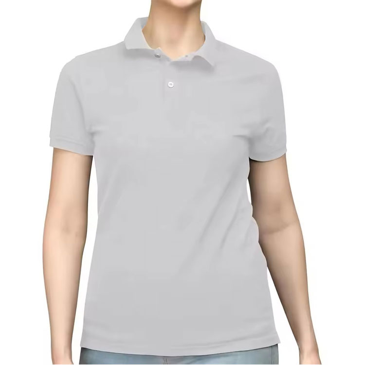 High Quality Women's Casual Business for Polo T-Shirt Short-Sleeved Fitted Collar Breathable Knitted Top