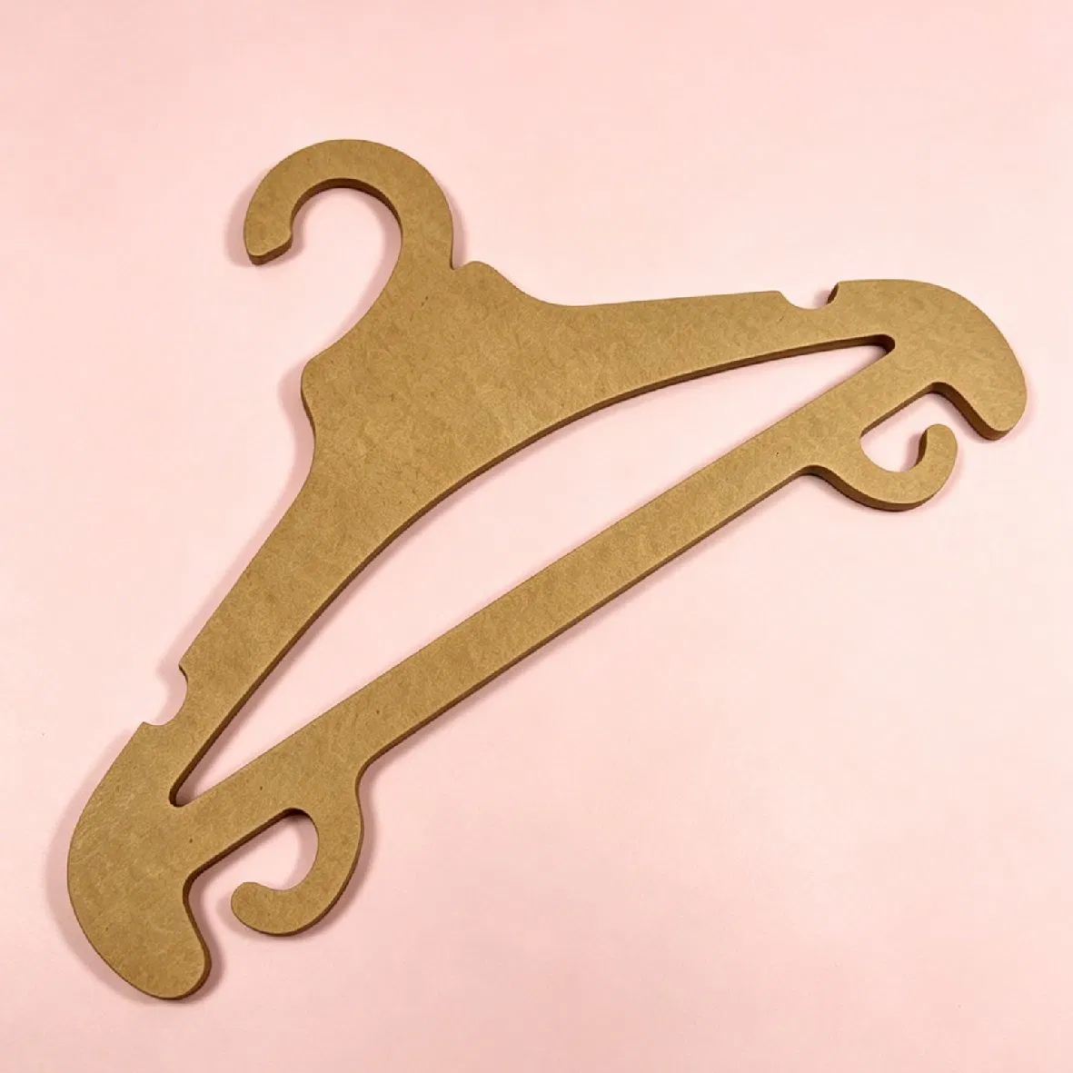 Bulk Customizable Sturdy Biodegradable Paper Hangers, Sustainable Display for Retail &amp; Apparel Stores