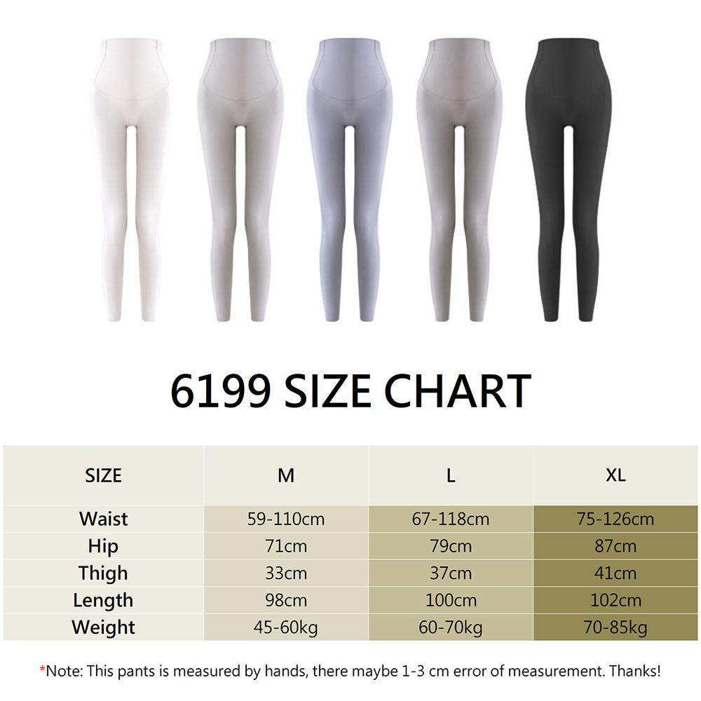 Wholesale High Waist Comfort Maternity Wear Support Pants Leggings Women's Slimming Pregnancy Trousers