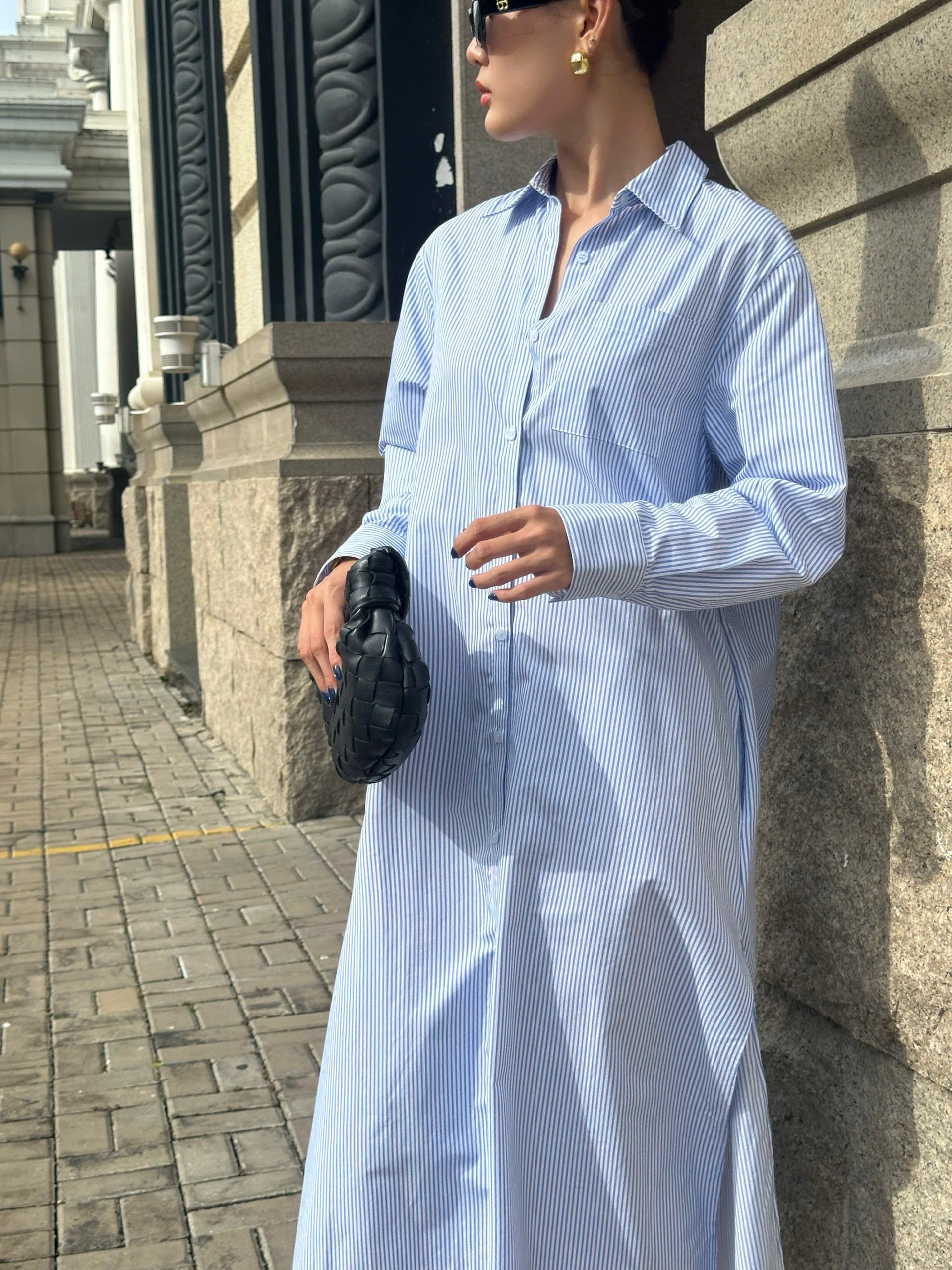 Women's Oversized Loose Fit Pregnancy Maternity Maxi Robes Casual Outwear Breathable Lightweight Woven Eco-Friendly Summer 100%