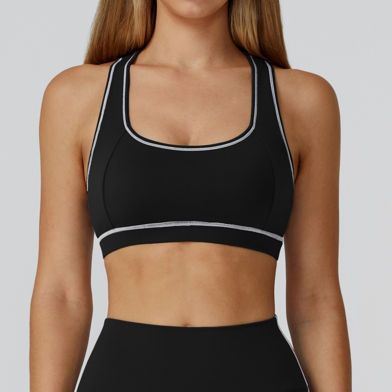 Girl Fashion Garments Bra Racerback Design, Removable Padding, Sportswear Apparel for Gym