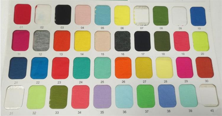 Fabric Color Card