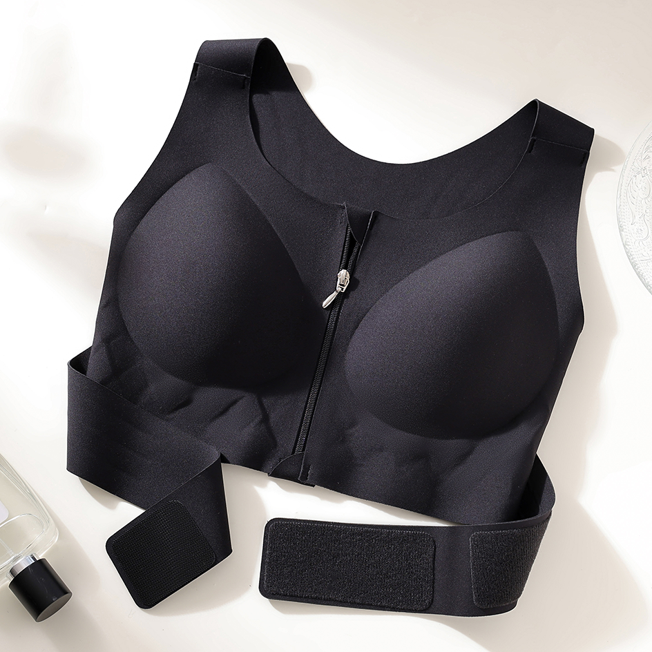 M-4XL Women's Sports Bra Four-Way Stretch Spandex Eco-Friendly Quick Dry Breathable Light Support Yoga Active Crop Top Bra
