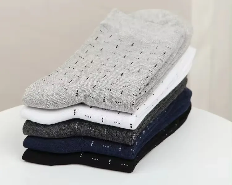 Custom Design Apparel-Accessories Sock-Stocking Classic High Quality Men Cotton Formal Business Dress Crew Socks
