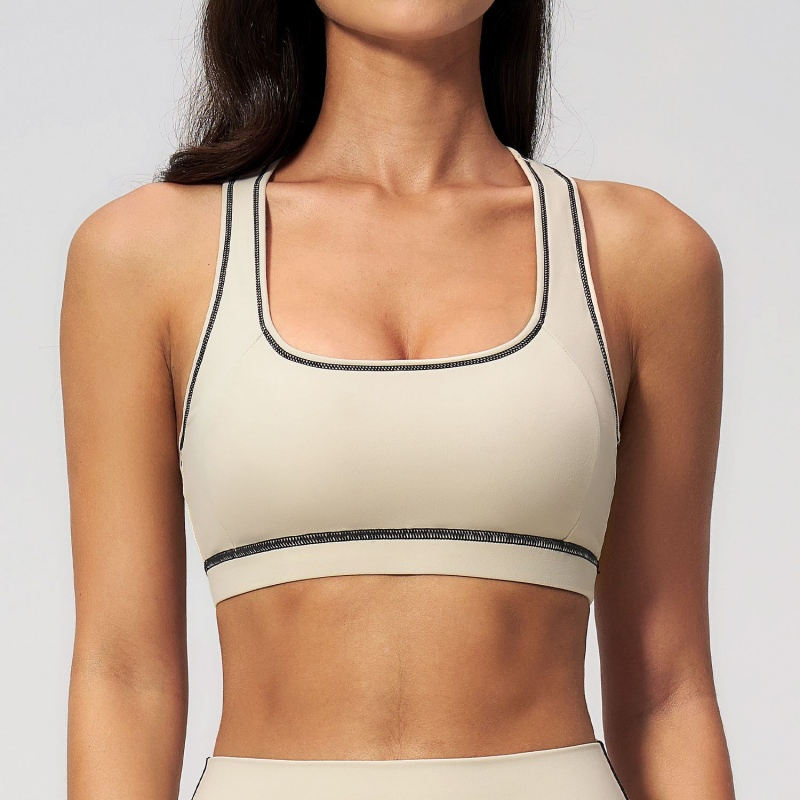 Girl Fashion Garments Bra Racerback Design, Removable Padding, Sportswear Apparel for Gym