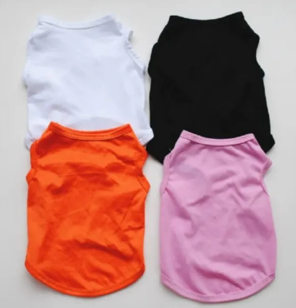 Customizable White Pet Apparel Size Chart