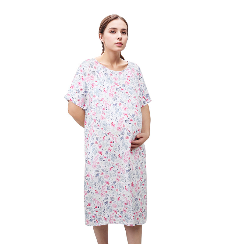 Wholesale Hospital Maternity Nursing Clothing Comfortable Modal Anti-Bacterial A-Line Multi-Purpose for Pregnant Women