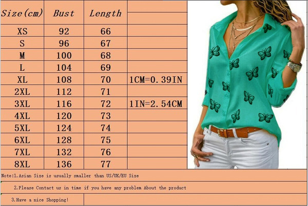 Women's Slim Fit Casual Long Sleeve Chiffon Blouse