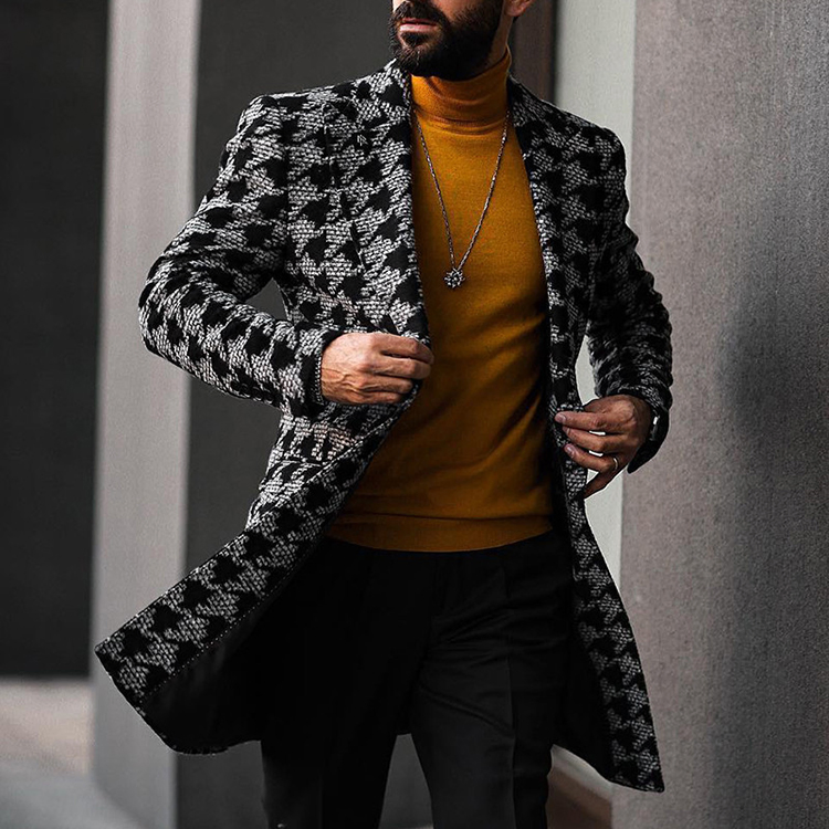100% Wool Fabric Garments Men′ S Full Canvas Formal Suits Aoshi Apparel