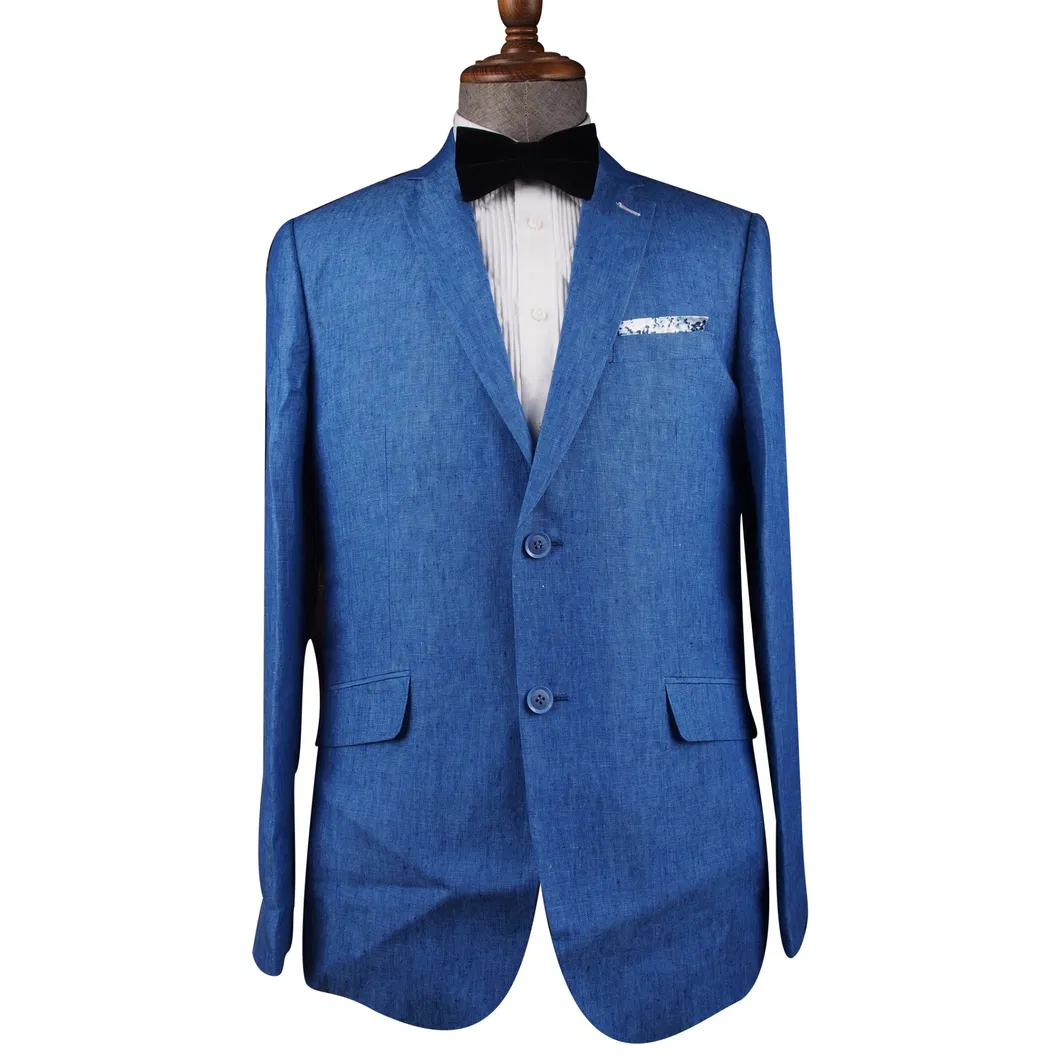 Single Breasted Blazer Youth Fashion Light Blue Modern Fashion Apparel