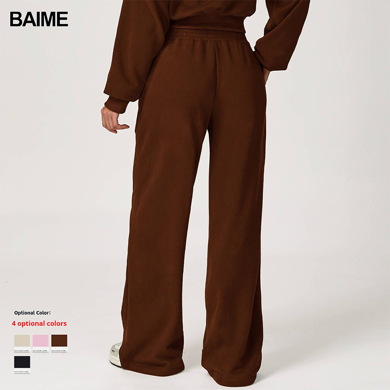 New Design Loose Breathable Women's Pants Stereoscopic Slimming Wide Leg Sweatpants for Outdoor
