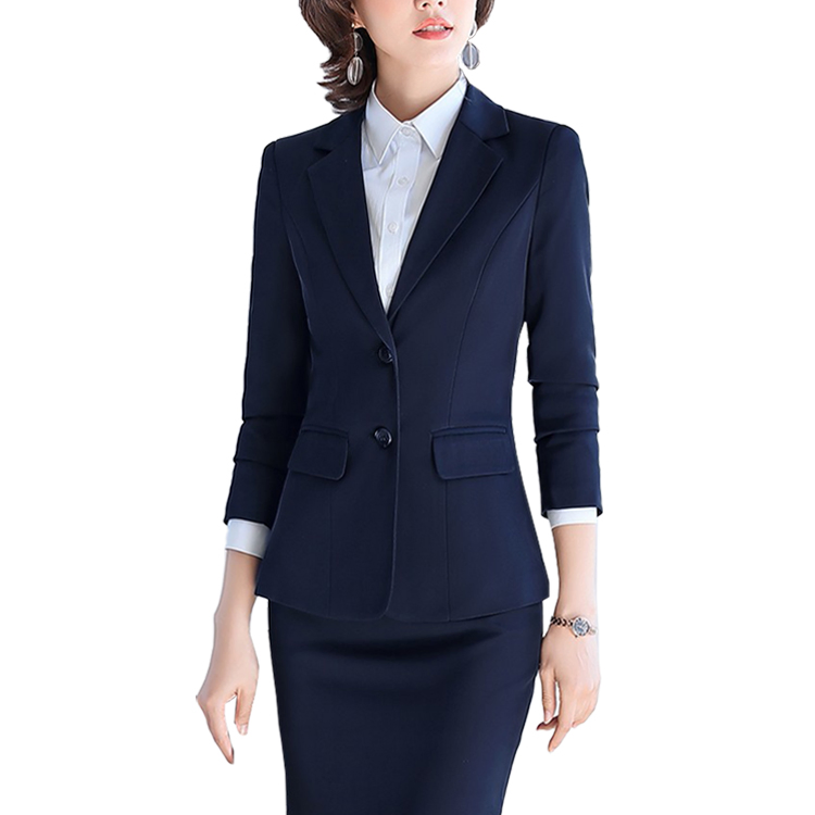 Custom Wholesale Apparel, Women's Slim Garment, Gray Business Suits, Professional Work Formal Dress