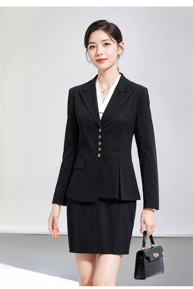 Women's Professional High-End Hotel Dress Elegant Small Business Work Clothes for Spring & Autumn Women's Suit & Blazers